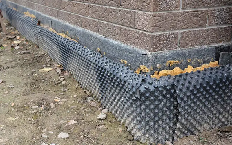Basement waterproofing